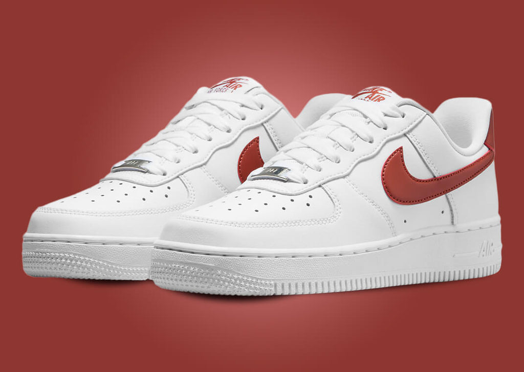 Nike Air Force 1 '07 E Bardhë/Portokalli e Fortë